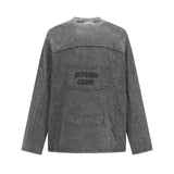 Unisex long-sleeved shirt autumretro round neck