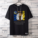 Basketball Sports T Shirt Curry Champion Pure Cotton Loose Short Sleeve T-Shirt Male Student Handsome Casual