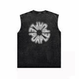 Purple Brand Distressed Tank T Shirts Distressed Sleeveless T-shirt Vest