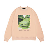 Purple Brand Sweatshirt Loose Crew Neck Sweater