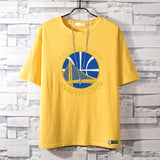 Basketball Sports T Shirt Summer Warriors Curry 30 Student Basketball Sports Breathable Short Sleeve T-Shirt Men