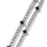 Chains Wind Clover Diamond Tennis Chain Necklace St. Valentine's Spectrum