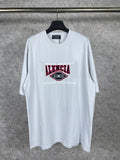 Mens T-shirts Paris Embroidery Short Sleeve Crew Neck T Casual