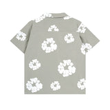 Denim Tears Outfit:T Shirt/Shorts (Separate Purchase Options) Shirt Loose Shorts Men and Women Casual Suit