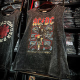 Pearl Jam T Shirts Doors Ramones Rock Washed Vintage Tank Top Cotton Sleeveless T-Shirt(Part1)