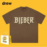 Drew T Shirts Loose Heavy Bieber