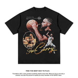 Nba T Shirt Nba Warriors Curry Basketball Star Printed Short Sleeve T-shirt