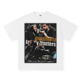 Drake T Shirts Loose Shoulder Short Sleeve T-Shirt