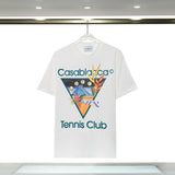 Casablanca T Shirts Fashion Casual Crew Neck Tee