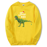 Dinosaur Christmas Hoodies e Rex Merry Xmas Round
