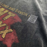 Women Easter T Shirt Saint Michael Cho Easter Limited High Street Retro Distressed T-shirt