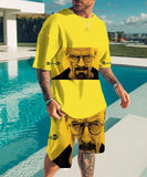 Heisenberg T Shirt Summer Menswear Clothes Short Sleeve T-shirt Deadly Poison Man Sportswear Casual