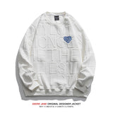Men Pullover Hoodie Sweater Men's Spring and Autumn Loose Trendy Casual Top