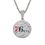 NBA Team Pendants 76ers Hip Hop