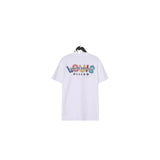 CHH Chrome Heart T Shirts Croix Cross Color Leather Printed Short Sleeve T-Shirt