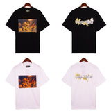Denim Tears T Shirts Letter Portrait Short Sleeve T-Shirt