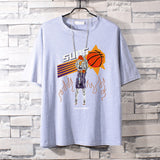 Basketball Sports T Shirt Short-Sleeved T-Shirt Men'S Lakers Kobe Loose Large Size Top Student