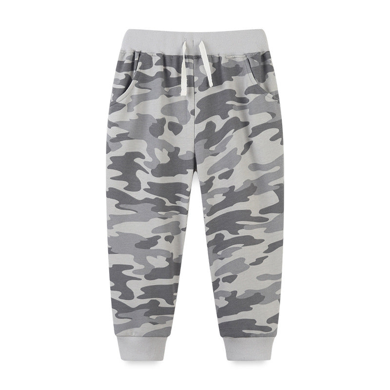 Boy Pants Children's Autumn Clothing Pants European and American Style Boys' Sports Pants Fashion Camouflage Children