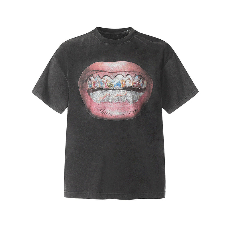 Unisex T-Shirts Saint Michael Vintage 3D Printed Loose T-Shirt