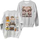 Western Luke Combs County Music Sweatshirt Round