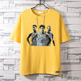 Basketball Sports T Shirt Summer Cotton Short Sleeve T-Shirt Male Student Basketball Sports Loose