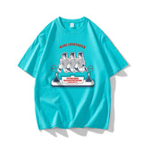 Nasa T Shirt Loose Men'S And Women'S Short-Sleeved Couple T-Shirt