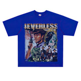 Film Star T Shirt Cotton Short Sleeve Loose Retro Design T-shirt