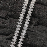 Chains Hip Hop Zircon Necklace ins Horse Eye Necklace Full of Diamonds Spectrum Royalty
