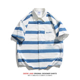 Men Shirts Short Sleeve Shirt Men's Summer Loose Leisure All-Matching Coat