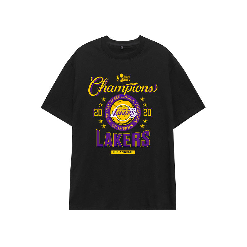 Basketball Sports T Shirt Nba Kobe No. 24 James No. 23 Short Sleeve T-Shirt Men Loose Leisure Sports