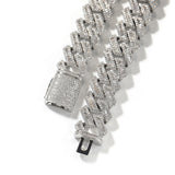 Chains Hip Hop T Square Zircon 18mm Necklace St. Valentine's Spectrum