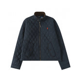 Ralph Lauren Coat RL Ralph Lauren, rhombus plaid stand-up neck cotton jacket jacket