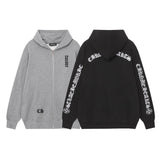CHH Chrome Heart Hoodie Chrome Heart Sanskrit embroidered hooded sweater cardigan