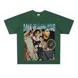 Film Star T Shirt Classic Movie Zhang Guorong Afei Short Sleeve Loose Retro Street Printing T-shirt