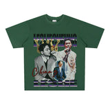 Film Star T Shirt Loose Heavy Retro Street Cotton American T-shirt Men and Women