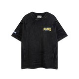 Gallery Dept T Shirts Vintage Distressed Wash Short Sleeve Loose Men and Women