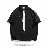 Men's Shirt Short-Sleeved Shirt Men's Loose All-Match Casual