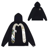 Evisu Hoodie print men and women