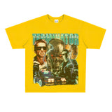 Film Star T Shirt Movie Terminator Poster Print Personalized Cotton Short Sleeve Loose round Neck T-shirt