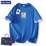 Nasa T Shirt Short-Sleeved T-Shirt Women'S Summer Loose Half-Sleeved T-Shirt