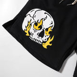 Men Shorts2024 Summer Skull Loose Shorts