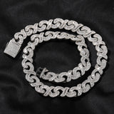 Chains Zircon Necklace Cuban Chain