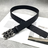 Chh Chrome Heart Belt Cross Hexagram Vine