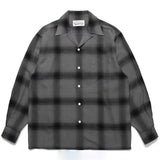 GUILTYPARTIES TIGER Shirts checked striped Hawaiian long-sleeved shirt