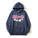 Sp5der Hoodie Spider Web Design Foaming Star