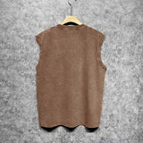 Purple Brand Distressed Tank T Shirts Distressed Sleeveless T-shirt Vest