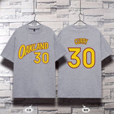 Basketball Sports T Shirt Curry 30 Thompson 11 Basketball Sports T-Shirt Student Loose Casual Breathable Short Sleeve Men