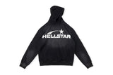 Hellstar Hoodie Vintage Distressed Crack Print