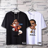 Basketball Sports T Shirt Nba Basketball Kobe James Curry Short Sleeve T-Shirt Male Student Loose