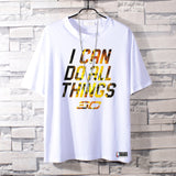 Basketball Sports T Shirt Pure Cotton Curry Basketball Sports Breathable Short Sleeve T-Shirt For Men
